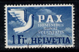 Suisse 1945 Mi. 455 Oblitéré 100% Paix, 1 Fr - Used Stamps