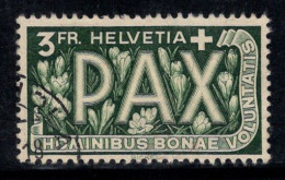 Suisse 1945 Mi. 457 Oblitéré 100% Paix, 3 Fr - Oblitérés