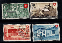 Suisse 1946 Mi. 471-474 Oblitéré 80% Pro Patria, Construction - Used Stamps