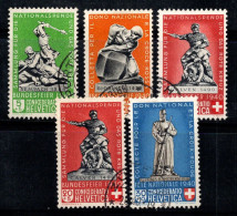 Suisse 1940 Mi. 364-367 Oblitéré 100% Pro Patria, Monuments - Used Stamps