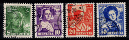 Suisse 1936 Mi. 306-309 Oblitéré 100% Pro Juventute, Costumes Traditionnels - Used Stamps