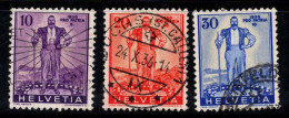 Suisse 1936 Mi. 294-296 Oblitéré 100% Pro Patria - Oblitérés