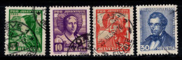 Suisse 1935 Mi. 287-290 Oblitéré 100% Pro Juventute, Costumes Traditionnels - Used Stamps