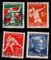 Suisse 1932 Mi. 262-265 Oblitéré 100% Pro Juventute, SPORT - Used Stamps