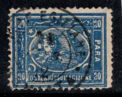 Égypte 1872 Mi. 16 X Oblitéré 100% Sphinx, Pyramide De Khéphren 20 Pa - 1866-1914 Khedivate Of Egypt