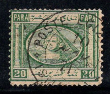 Égypte 1867 Mi. 10 Oblitéré 80% Sphinx, Pyramide De Khéphren 20 Pa - 1866-1914 Khedivate Of Egypt