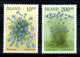 Islande 2002 Mi. 1017-1018 Neuf ** 100% Fleurs, Flore - Nuevos