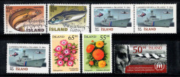 Islande 2001 Mi. 971-976 Neuf ** 100% Poisson, Navire, Fleurs, HCR - Ongebruikt