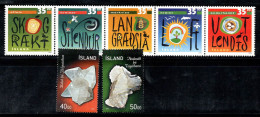 Islande 1999 Mi. 917-923 Neuf ** 100% Minéraux, Nature - Ungebraucht
