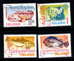 Islande 1998 Mi. 886-889 Neuf ** 100% Poissons - Unused Stamps