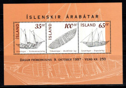 Islande 1997 Mi. Bl. 20 Bloc Feuillet 100% Neuf ** Journée Du Timbre, Navires - Blocks & Sheetlets