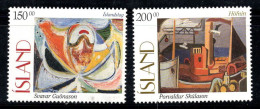 Islande 1997 Mi. 864-865 Neuf ** 100% Art, Peintures - Ongebruikt