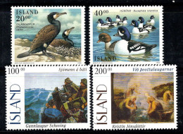 Islande 1996 Mi. 840-843 Neuf ** 100% Oiseaux, Faune, Art - Neufs