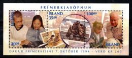Islande 1994 Mi. Bl. 17 Bloc Feuillet 100% Neuf ** Journée Du Timbre - Blokken & Velletjes
