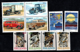 Islande 1992 Mi. 770-779 Neuf ** 100% Camion, Noël, Oiseaux - Nuovi