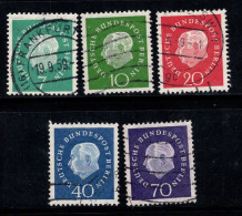 Berlin 1959 Mi. 182-186 Oblitéré 80% Célébrités, Heuss - Used Stamps