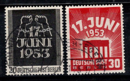 Berlin 1953 Mi. 110-111 Oblitéré 100% Révolte Populaire - Used Stamps