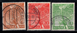 Berlin 1952 Mi. 88-90 Oblitéré 100% Jeux Olympiques - Used Stamps