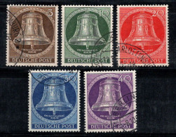 Berlin 1953 Mi. 101-105 Oblitéré 100% Signé 40, Pf, BPP, Schlegel, Cloche - Used Stamps