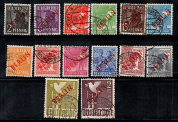 Berlin 1949 Mi. 21-34 Oblitéré 100% Signé 6,8,20, 50 Pf, Schlegel, BPP - Usados