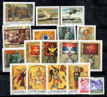 Yougoslavie 1991 Mi. 2502-2519 Neuf ** 100% Europe Cept, Médailles, Art - Unused Stamps