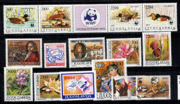 Yougoslavie 1989 Mi. 2326-2341 Neuf ** 100% Nature, Canards, Fleurs, Europe Cept - Neufs