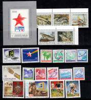 Yougoslavie 1990 Neuf ** 100% Communistes, Post, Poissons, Football - Unused Stamps