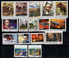 Yougoslavie 1987 Mi. 2206-2220 Neuf ** 100% Animaux, Nature, Avion, Europe Cept - Unused Stamps