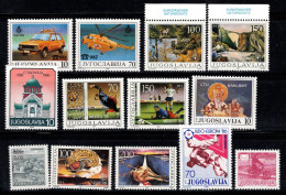 Yougoslavie 1986 Mi. 2146-2158 Neuf ** 100% Nature, Coupe Du Monde, Europe Cept - Unused Stamps