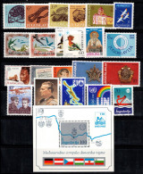 Yougoslavie 1985 Mi. 2092-2113 Neuf ** 100% Musée, Avions, Oiseaux, Médailles - Unused Stamps