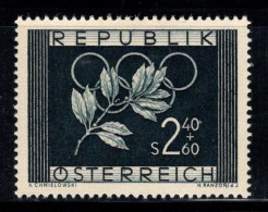 Autriche 1952 Mi. 969 Neuf * MH 100% 2.40 S, Jeux Olympiques - Ungebraucht