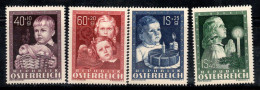 Autriche 1949 Mi. 929-932 Neuf * MH 100% Enfants - Ongebruikt