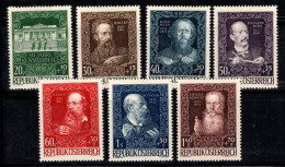 Autriche 1948 Mi. 878-884 Neuf * MH 100% Débat Télévisé - Unused Stamps