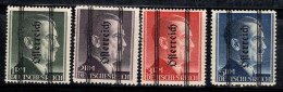 Autriche 1945 Mi. 693-696 Neuf * MH 100% Surimprimé - Nuevos