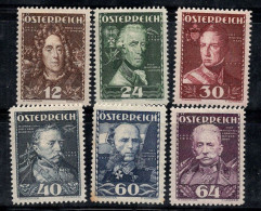 Autriche 1935 Mi. 617-622 Neuf * MH 80% Débat Télévisé - Unused Stamps