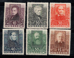 Autriche 1931 Mi. 524-529 Neuf * MH 100% Débat Télévisé - Unused Stamps