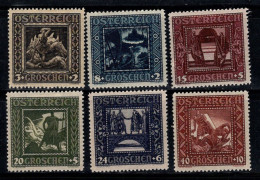Autriche 1926 Mi. 488 I-493 I Neuf * MH 100% La Saga Des Nibelungen - Unused Stamps