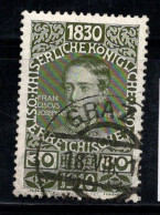 Autriche 1910 Mi. 170 Oblitéré 100% Célébrités, 30 H - Used Stamps