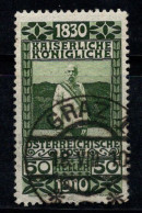 Autriche 1910 Mi. 172 Oblitéré 100% Célébrités, 50 H - Gebruikt