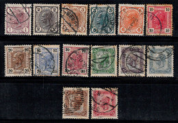 Autriche 1905 Mi. 119-132 Oblitéré 80% François-Joseph - Used Stamps