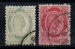 Autriche 1896 Mi. 67-68 Oblitéré 100% François-Joseph - Used Stamps