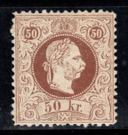 Autriche 1867 Mi. 41 Neuf ** 100% Signé 50 Kr, François-Joseph - Ongebruikt