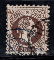Autriche 1867 Mi. 40 Oblitéré 100% 25 Kr, François-Joseph - Used Stamps