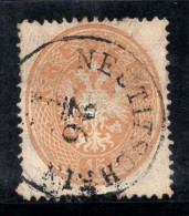 Autriche 1863 Mi. 28 Oblitéré 100% Armoiries, 15 Kr - Used Stamps