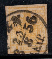 Autriche 1850 Mi. 1 Oblitéré 100% Armoiries, 1 Kr - Used Stamps