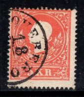 Autriche 1858 Mi. 13 I Oblitéré 100% 5 Kr, François-Joseph - Gebruikt