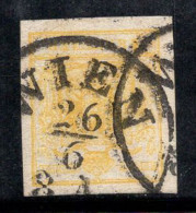 Autriche 1850 Mi. 1 Oblitéré 100% 1 KR, Armoiries - Used Stamps