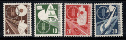 Allemagne Bund 1953 Mi. 167-170 Neuf ** 100% Spectacle De Circulation - Unused Stamps