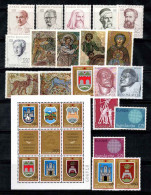 Yougoslavie 1970 Mi. 1363-1382 Neuf ** 100% Célébrités, Art, Armoiries - Neufs