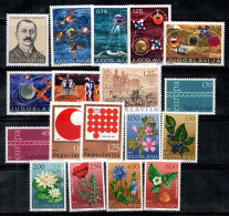 Yougoslavie 1971 Mi. 1408-1425 Neuf ** 100% Espace, Fleurs, Europe Cept - Unused Stamps